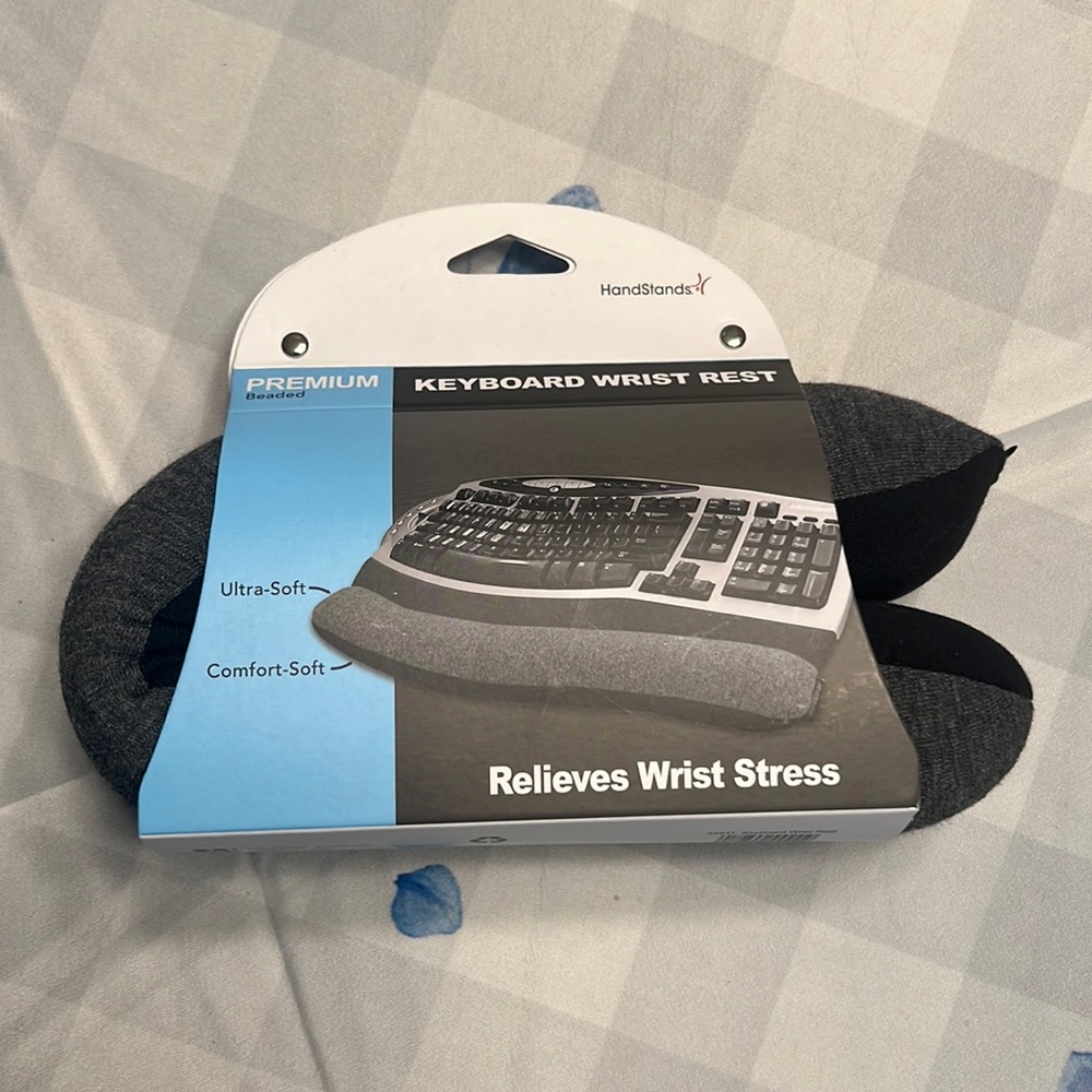 KEYBOARD WRIST WREST: HandStands Premium Beaded * BRAND NEW